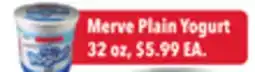 Tony’s Fresh Market Merve Plain Yogurt offer