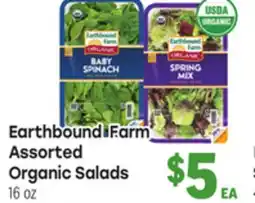 Tony’s Fresh Market Earthbound Farm Assorted Organic Salads offer