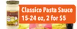 Tony’s Fresh Market Classico Pasta Sauce offer