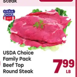 Tony’s Fresh Market USDA Choice Family Pack Beef Top Round Steak offer