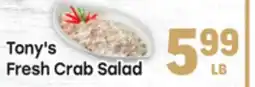 Tony’s Fresh Market Tony's Fresh Crab Salad offer