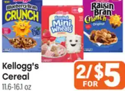 Tony’s Fresh Market Kellogg's Cereal offer