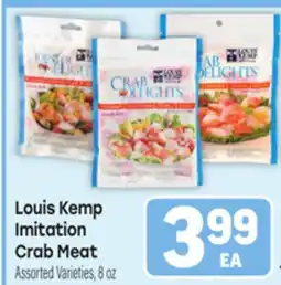 Tony’s Fresh Market Louis Kemp Imitation Crab Meat offer