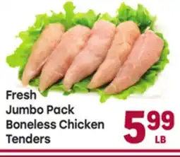 Tony’s Fresh Market Fresh Jumbo Pack Boneless Chicken Tenders offer
