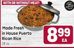 Tony’s Fresh Market Made Fresh in House Puerto Rican Rice offer