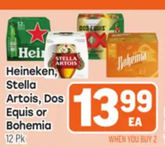 Tony’s Fresh Market Heineken, Stella Artois, Dos Equis or Bohemia offer