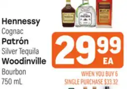 Tony’s Fresh Market Hennessy Cognac Patrón Silver Tequila Woodinville Bourbon offer