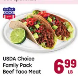 Tony’s Fresh Market USDA Choice Family Pack Beef Taco Meat offer