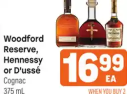 Tony’s Fresh Market Woodford Reserve, Hennessy or D' ussé or Cognac offer