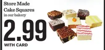 Mariano's Store Made Cake Squares offer