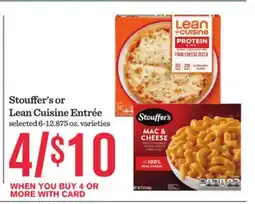 Mariano's Stouffer's or Lean Cuisine Entrée offer