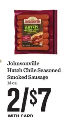 Mariano's Johnsonville Hatch Chile Seasoned Smoked Sausage offer
