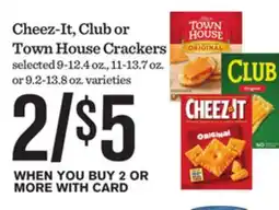 Mariano's Cheez-It, Club or Town House Crackers offer