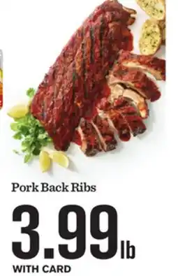Mariano's Pork Back Ribs offer