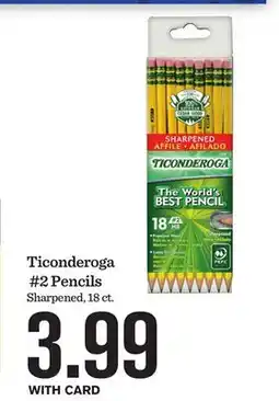 Mariano's Ticonderoga #2 Pencils offer