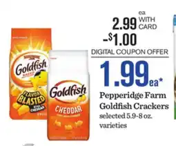 Mariano's Pepperidge Farm Goldfish Crackers offer