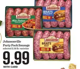Mariano's Johnsonville Party Pack Sausage offer