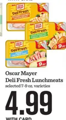 Mariano's Oscar Mayer Deli Fresh Lunchmeats offer