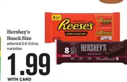 Mariano's Hershey's Snack Size offer