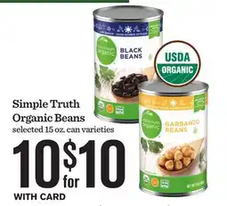 Mariano's Simple Truth Organic Beans offer