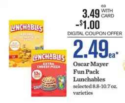 Mariano's Oscar Mayer Fun Pack Lunchables offer