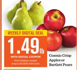 Mariano's Cosmic Crisp Apples or Bartlett Pears offer