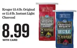 Mariano's Kroger 15.4 lb. Original or 11.6 lb. Instant Light Charcoal offer