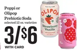 Mariano's Poppi or Olipop Prebiotic Soda offer