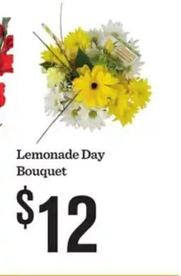 Mariano's Lemonade Day Bouquet offer