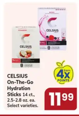 Jewel-Osco CELSIUS On-The-Go Hydration Sticks offer