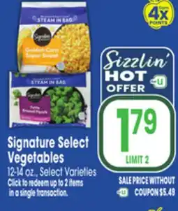 Jewel-Osco Signature Select Vegetables offer
