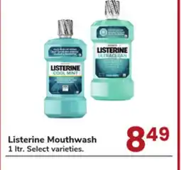 Jewel-Osco Listerine Mouthwash offer
