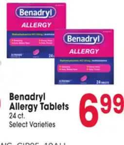 Jewel-Osco Benadryl Allergy Tablets offer