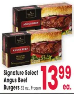 Jewel-Osco Signature Select Angus Beef Burgers offer