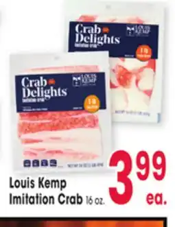 Jewel-Osco Louis Kemp Imitation Crab offer
