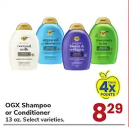 Jewel-Osco OGX Shampoo or Conditioner offer