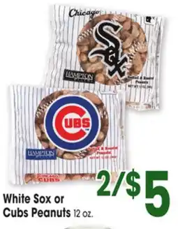 Jewel-Osco White Sox or Cubs Peanuts offer