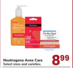 Jewel-Osco Neutrogena Acne Care offer