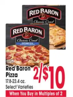 Jewel-Osco Red Baron Pizza offer