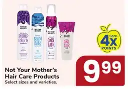 Jewel-Osco Not Your Mother's Hair Care Products offer