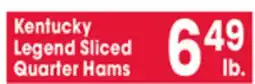 Jewel-Osco Kentucky Legend Sliced Quarter Hams offer