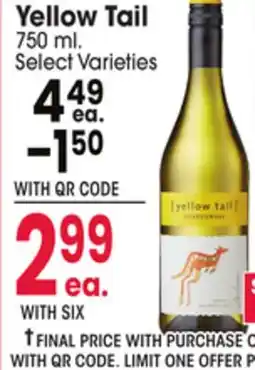 Jewel-Osco Yellow Tail offer