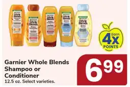 Jewel-Osco Garnier Whole Blends Shampoo or Conditioner offer