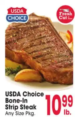 Jewel-Osco USDA-In Bone-In Strip Steak offer