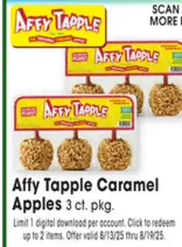 Jewel-Osco Affy Tapple Caramel Apples offer