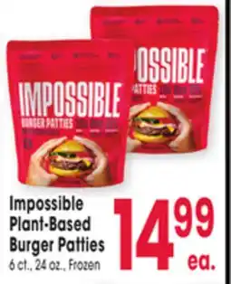 Jewel-Osco Impossible Plant-Based Burger Patties offer