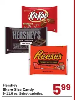 Jewel-Osco Hershey Share Size Candy offer
