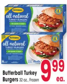 Jewel-Osco Butterball Turkey Burgers offer