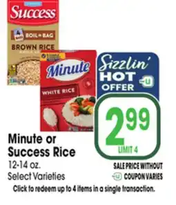 Jewel-Osco Minute or Success Rice offer