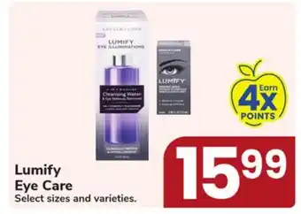 Jewel-Osco Lumify Eye Care offer